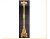 Candelero de pie en bronce de 115 cm. de altura